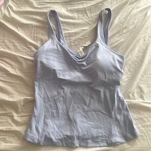 Lululemon pastel blue align tank 6 worn once full length